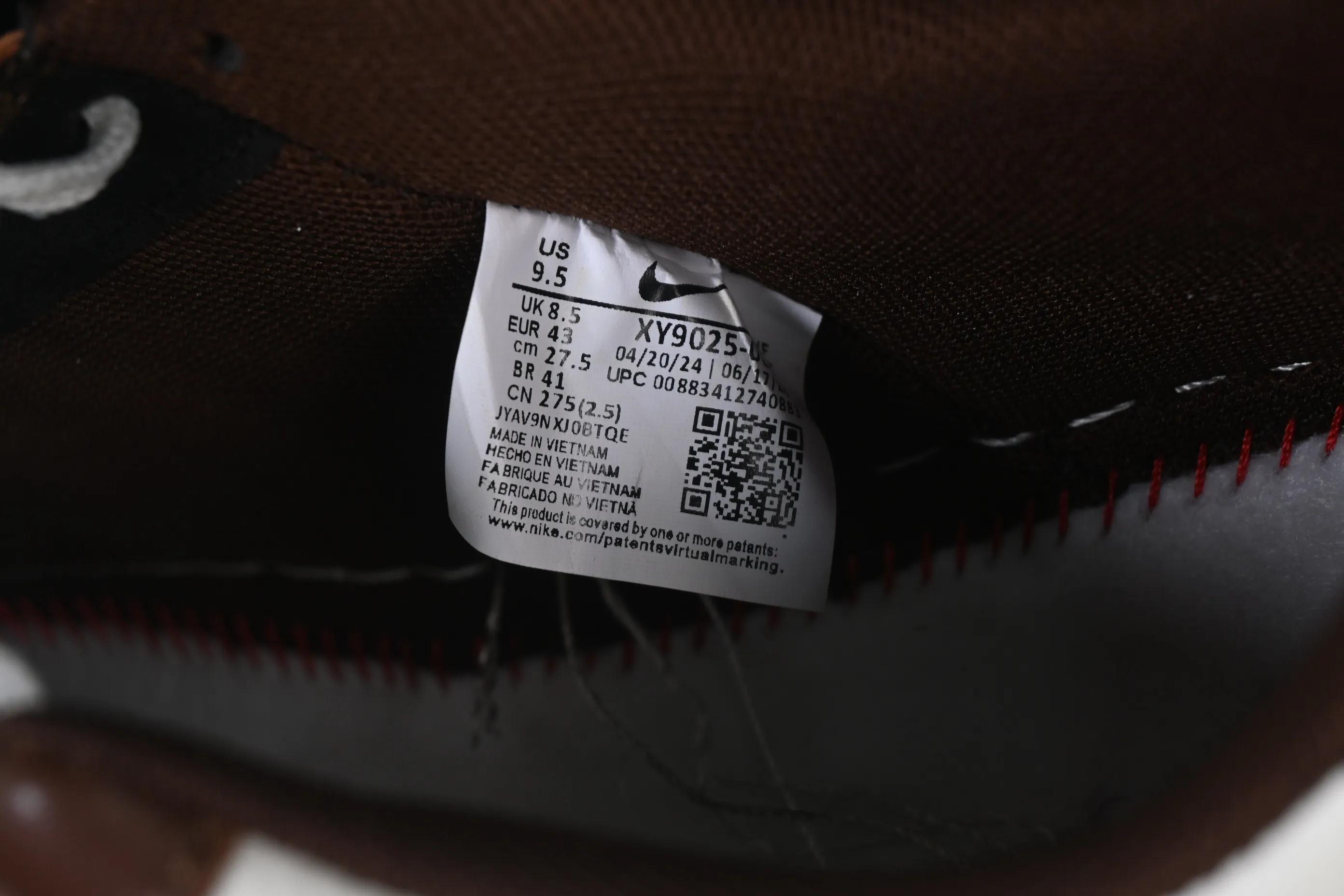 All categories Nk Air Force 1 Air Force series Nk Air Force 1 Low Air Force low-top Nike Air Force 1'07 Low Year of the Horse limited brown rhyme milky white Air Force 1 low-top casual sneakers XY9025-008